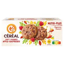Foto van Cereal Zachte koekjes appel-framboos nutri-plus
