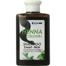 Foto van Henna Cure & Care henna cure shamp colour+ zwart