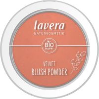 Lavera Velvet blush powder rosy peach 01 EN-FR-IT-DE