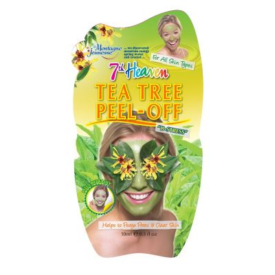 Montagne 7th Heaven gezichtsmasker tea tree peel-off Montagne 7th Heaven gezichtsmasker tea tree peel-off 10 Milliliter - Reiniging
