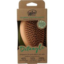 Foto van Wetbrush Go green palm detangler orange coconut oil