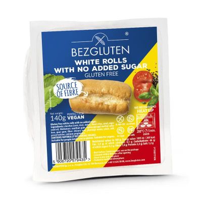Bezgluten Mini baquettes zonder toegevoegde suiker gv vegan 140 gram - Brood en bakmixen