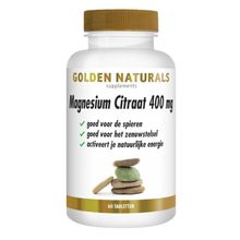 Foto van Golden Naturals Magnesium Citraat 400 mg