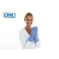 CMT Huishoudhandschoen rubber blauw XL