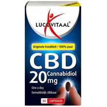 Foto van Lucovitaal Cannabidiol CBD 20 mg