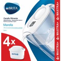 Brita Waterfilterbundel Marella cool white + 4 filterpat