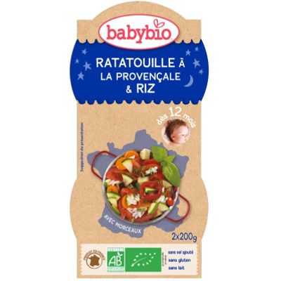 Babybio Ratatouille met rijst 200 gram