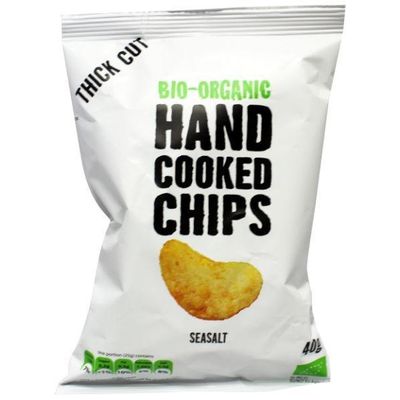 Chips handcooked zout 40 gram - Zoutjes/chips