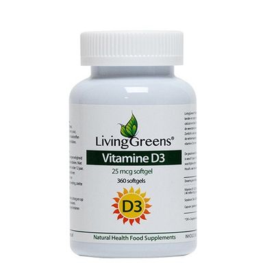 Livinggreens Vitamine D3 25 mcg