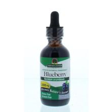 Foto van Natures Answer Blauwe Bes extract 1:1 alcoholvrij 1000 mg