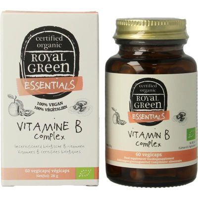 Royal Green Vitamine B complex Royal Green Vitamine B complex 60 vegicaps - Vitamine enkel