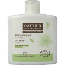 Foto van Cattier Shampoo vet haar groene klei