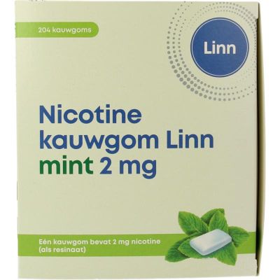 Linn Nicotine kauwgom 2mg mint