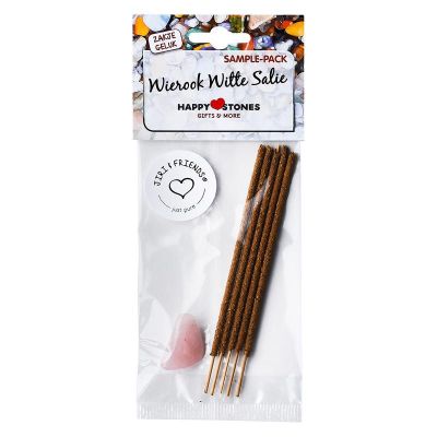 Jiri & Friends Zakje geluk wierook witte salie mini 1 stuk - Aromatherapie