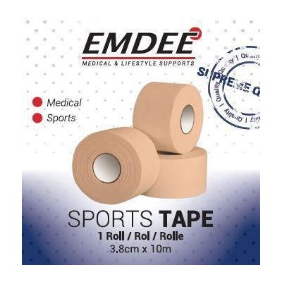 Sport tape 3.8 cm x 10 m huidkleur 1 stuks - Sport verzorging