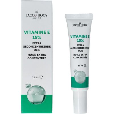 Jacob Hooy Vitamine E olie 15% concentraat 156 Milliliter - Dag en Nachtcreme