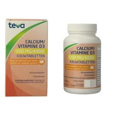 Foto van Teva Calcium/Vitamine D 500mg/400IE