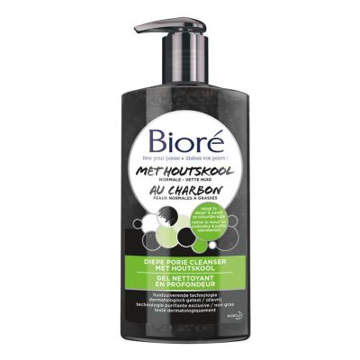 Biore Diepe porie cleanser houtskool