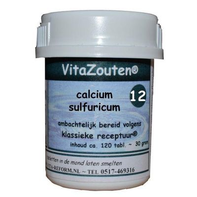 Calcium sulfuricum VitaZout Nr. 12 Foto van Calcium sulfuricum VitaZout Nr. 12