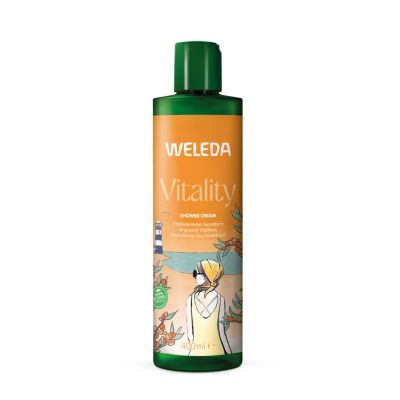 Weleda Vitality douchecreme duindoorn bio 400 Milliliter - Bad/douche