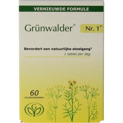 Grunwalder Nr 1 stoelgang 60 tabletten - Overige producten