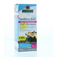 Foto van Natures Answer Sambucus kids vlierbessen extract 4000 mg
