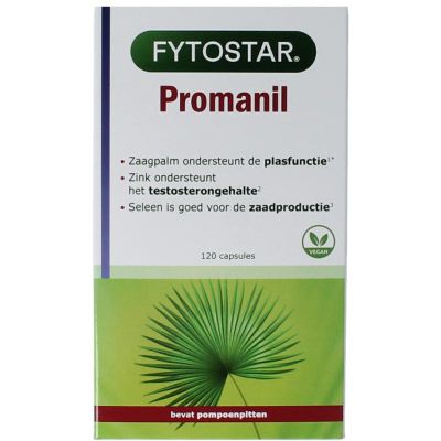 Fytostar Promanil mannenformule 45 plus maxi Fytostar Promanil mannenformule 45 plus maxi 120 capsules - Overige vitaminen/mineralen