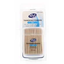 Foto van Idyl Tandenstokers dun met fluoride en mintsmaak