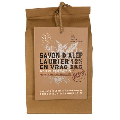 Aleppo Soap Co Aleppo zeep 12% laurier stukken Aleppo Soap Co Aleppo zeep 12% laurier stukken 1 kilogram - Zeep