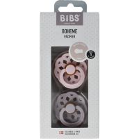 Bibs Fopspeen blossom lila Maat 1