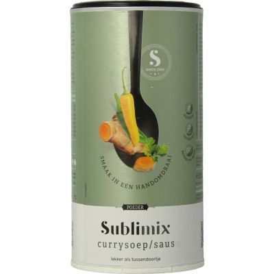 Sublimix Currysoep glutenvrij 256 gram - Soep