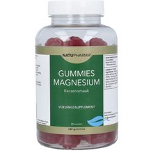 Foto van Natupharma Gummies magnesium kersensmaak