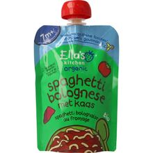 Foto van Ella's Kitchen Spaghetti bolognese met kaas 7+ maanden bio