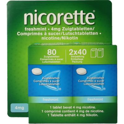 Foto van Nicorette kauwgom 4mg fr m av