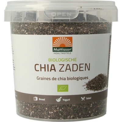 Mattisson Absolute chia zaad raw bio 500 gram - 