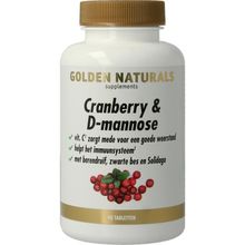Golden Naturals Cranberry & D-mannose Foto van Golden Naturals Cranberry & D-mannose