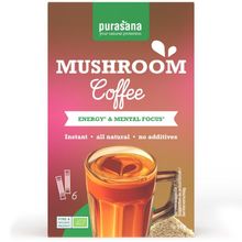 Foto van Purasana Instant mushroom coffee 6x3g bio