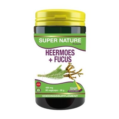 Foto van SNP Heermoes & fucus 400 mg puur