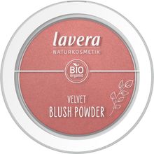 Foto van Lavera Velvet blush powder pink orchid 02 EN-FR-IT-DE
