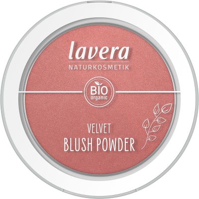 Lavera Velvet blush powder pink orchid 02 EN-FR-IT-DE