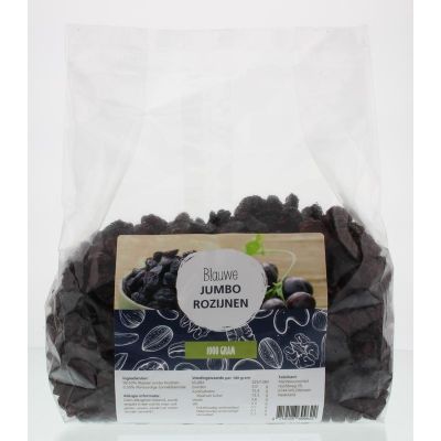 Mijnnatuurwinkel Blauwe jumbo rozijnen 1 kilogram - Overig reform/levensmiddelen