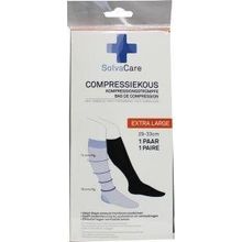 Solvacare Compressiekous zwart XL 29 - 33 cm Foto van Solvacare Compressiekous zwart XL 29 - 33 cm