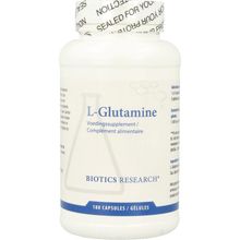 Foto van Biotics l-glutamine