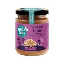 Foto van Terrasana Tahin bruin sesampasta met zeezout