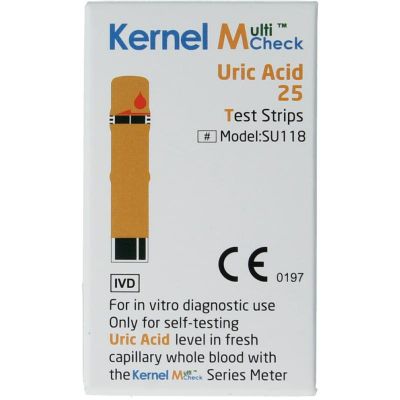 Testjezelf Multicheck urinezuur teststrip 25 stuks - Overige zelftesten