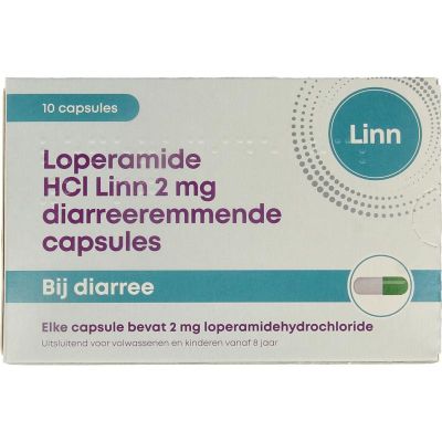 Linn Loperamide 2mg Linn Loperamide 2mg 10 capsules - Pijnstillers