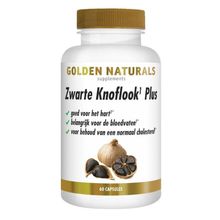 Foto van Golden Naturals Zwarte knoflook plus