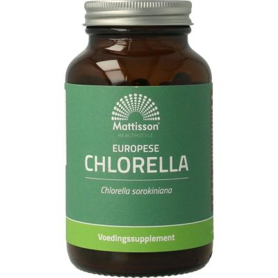 Mattisson Absolute chlorella 775 mg Europees 90 vcaps - Fytotherapie