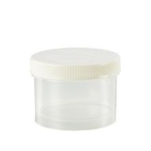 Spruyt Hillen Tabletflacon 75 ml transparant met dop Foto van Spruyt Hillen Tabletflacon 75 ml transparant met dop