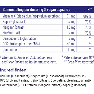 Vitakruid Gebufferde Vitamine C Foto van Vitakruid Gebufferde Vitamine C